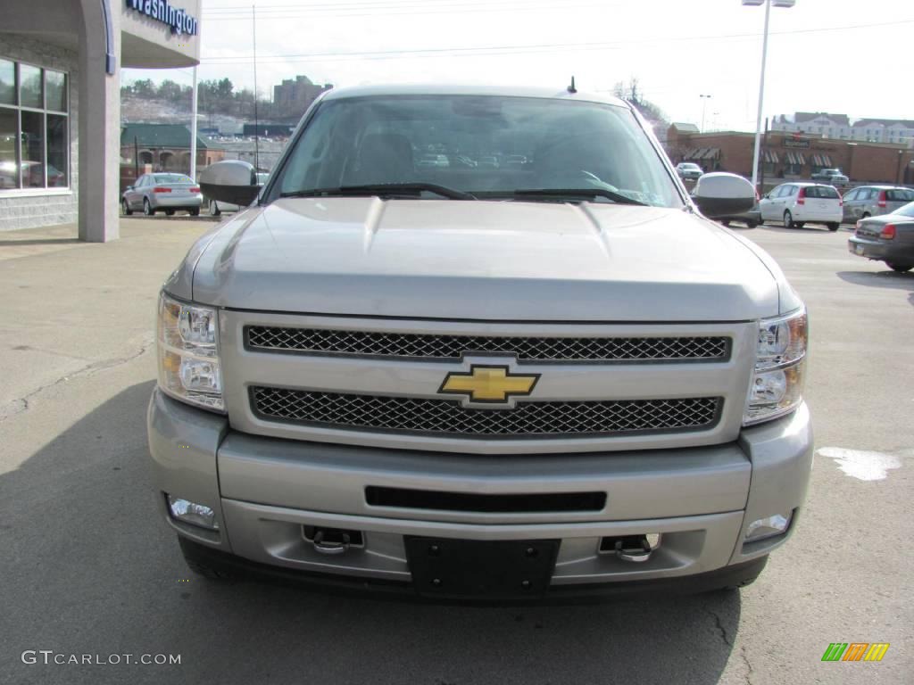 2009 Silverado 1500 LT Z71 Crew Cab 4x4 - Silver Birch Metallic / Ebony photo #9