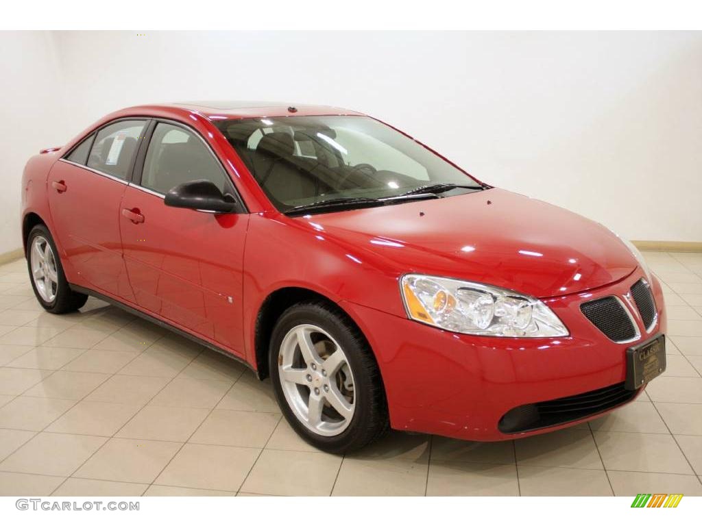 2007 G6 V6 Sedan - Crimson Red / Ebony photo #1