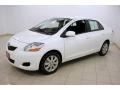 2009 Polar White Toyota Yaris Sedan  photo #3