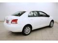 2009 Polar White Toyota Yaris Sedan  photo #7