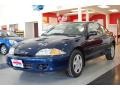 2002 Indigo Blue Metallic Chevrolet Cavalier LS Coupe  photo #2