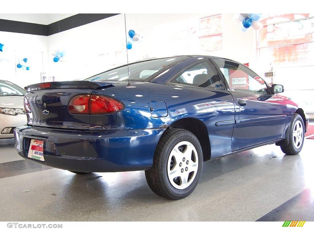 2002 Cavalier LS Coupe - Indigo Blue Metallic / Graphite photo #7