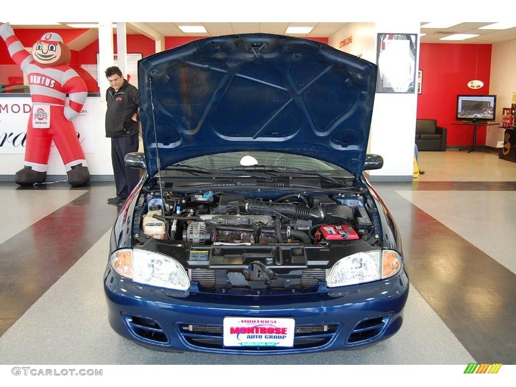 2002 Cavalier LS Coupe - Indigo Blue Metallic / Graphite photo #19