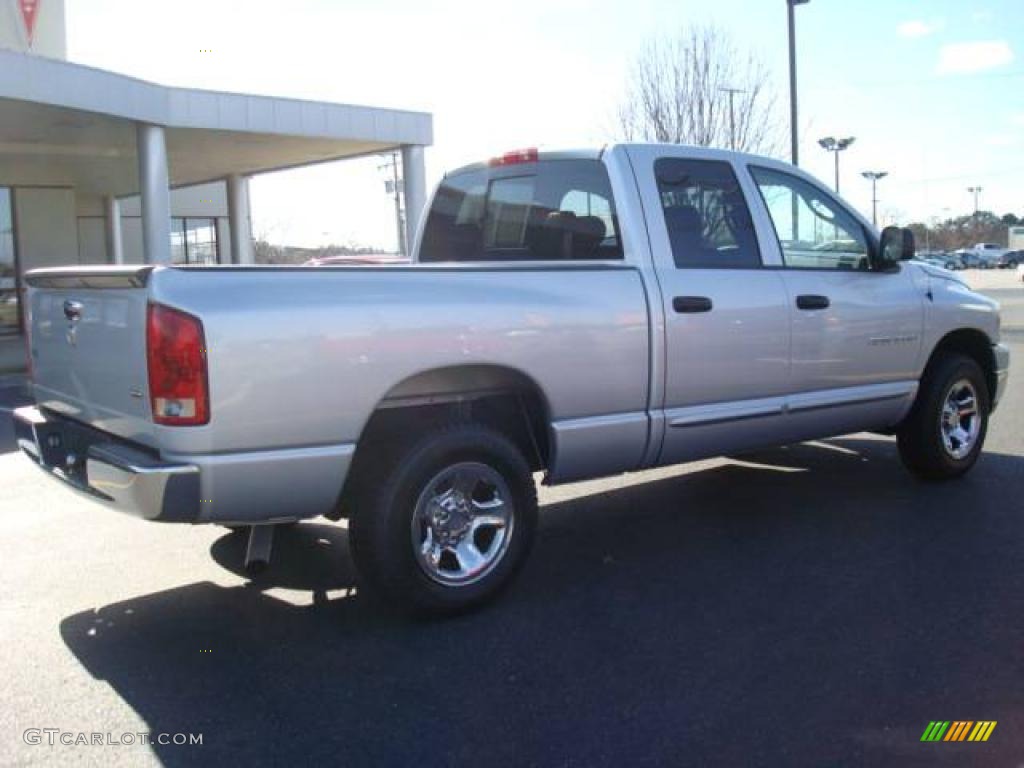 2006 Ram 1500 SLT Quad Cab - Bright Silver Metallic / Medium Slate Gray photo #6