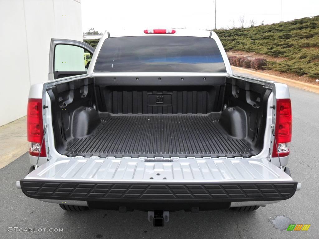 2010 Sierra 1500 SLE Crew Cab - Pure Silver Metallic / Ebony photo #14