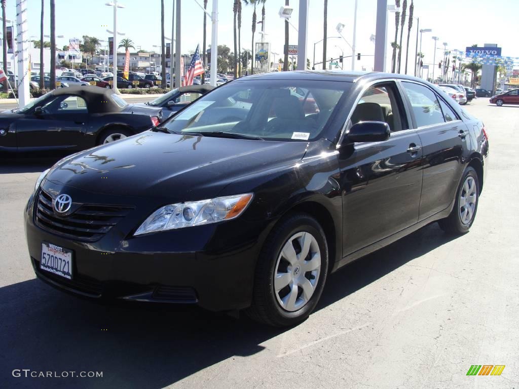 2007 Camry LE - Black / Ash photo #3