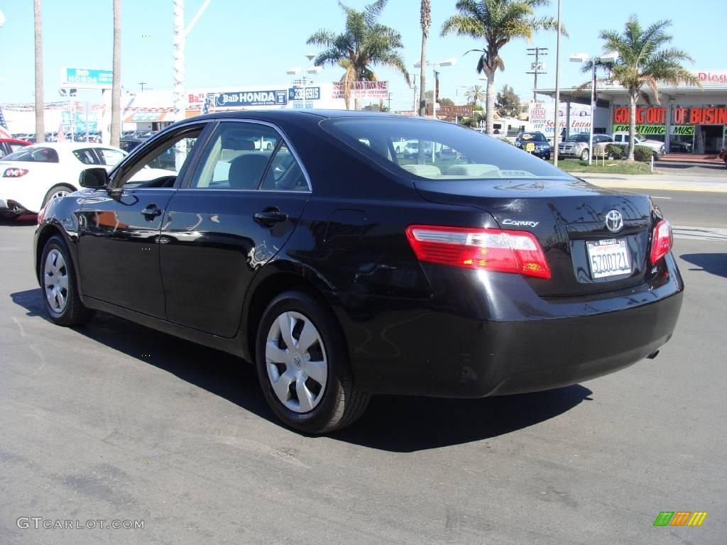 2007 Camry LE - Black / Ash photo #5