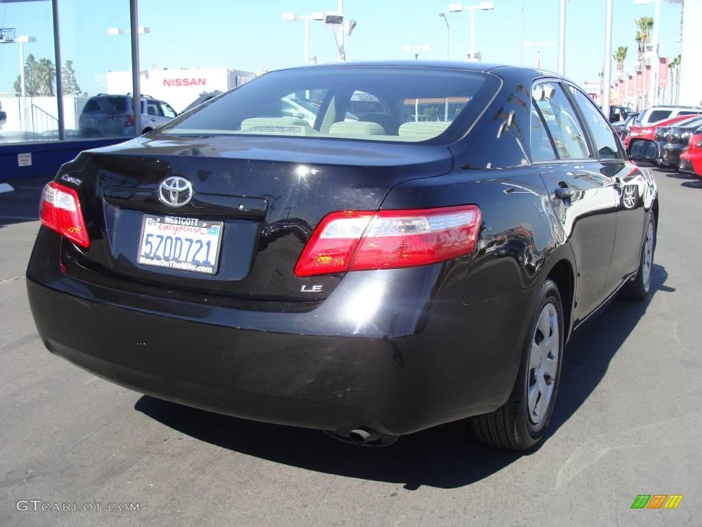 2007 Camry LE - Black / Ash photo #8