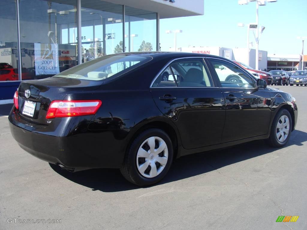 2007 Camry LE - Black / Ash photo #9