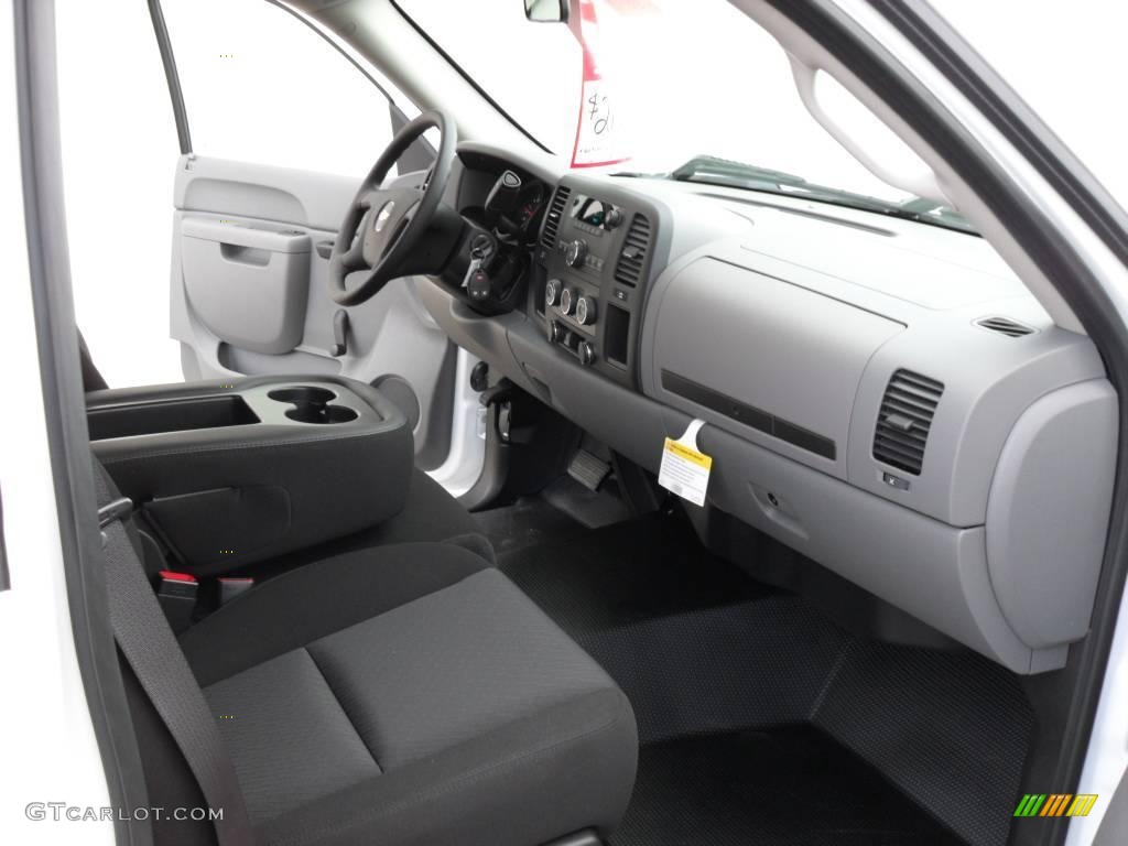 2010 Silverado 1500 Regular Cab - Summit White / Dark Titanium photo #16