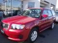 Garnet Red Pearl 2008 Subaru Forester 2.5 X Sports