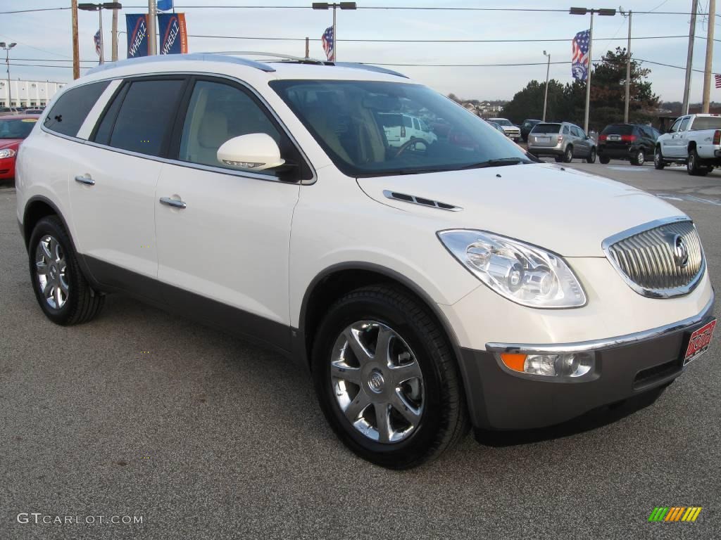 2008 Enclave CXL - White Opal / Cashmere/Cocoa photo #1