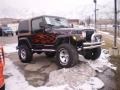 1999 Black Jeep Wrangler Sahara 4x4  photo #4