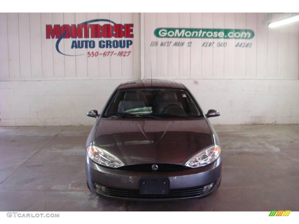 2002 Cougar V6 Coupe - Dark Shadow Grey Metallic / Medium Parchment photo #3