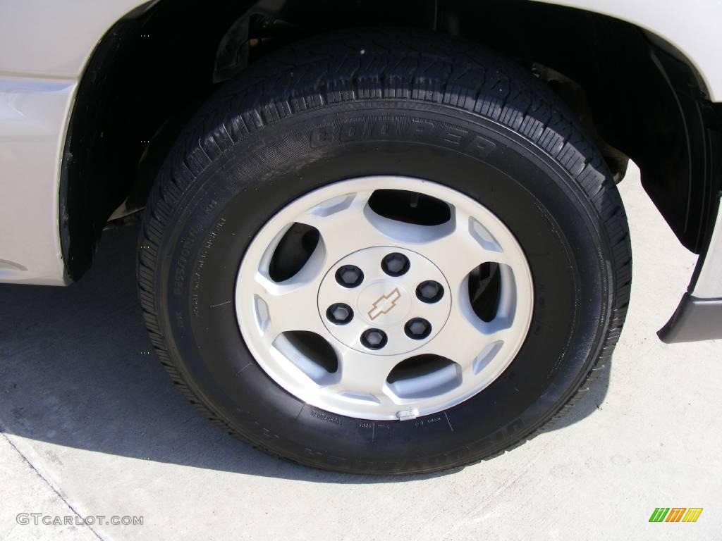 2004 Silverado 1500 LS Crew Cab - Silver Birch Metallic / Medium Gray photo #17