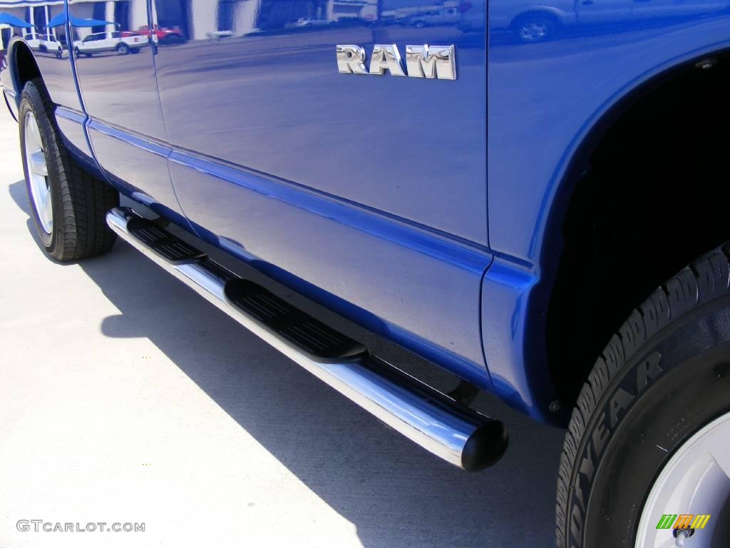 2008 Ram 1500 Lone Star Edition Quad Cab - Electric Blue Pearl / Medium Slate Gray photo #19
