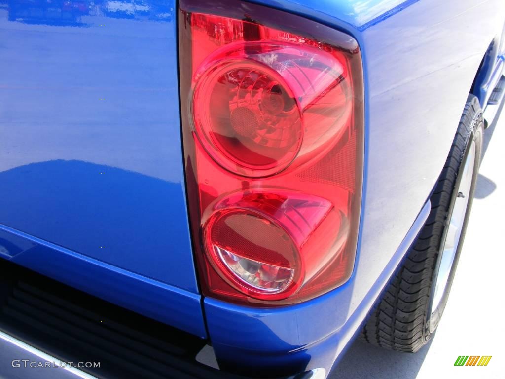 2008 Ram 1500 Lone Star Edition Quad Cab - Electric Blue Pearl / Medium Slate Gray photo #20