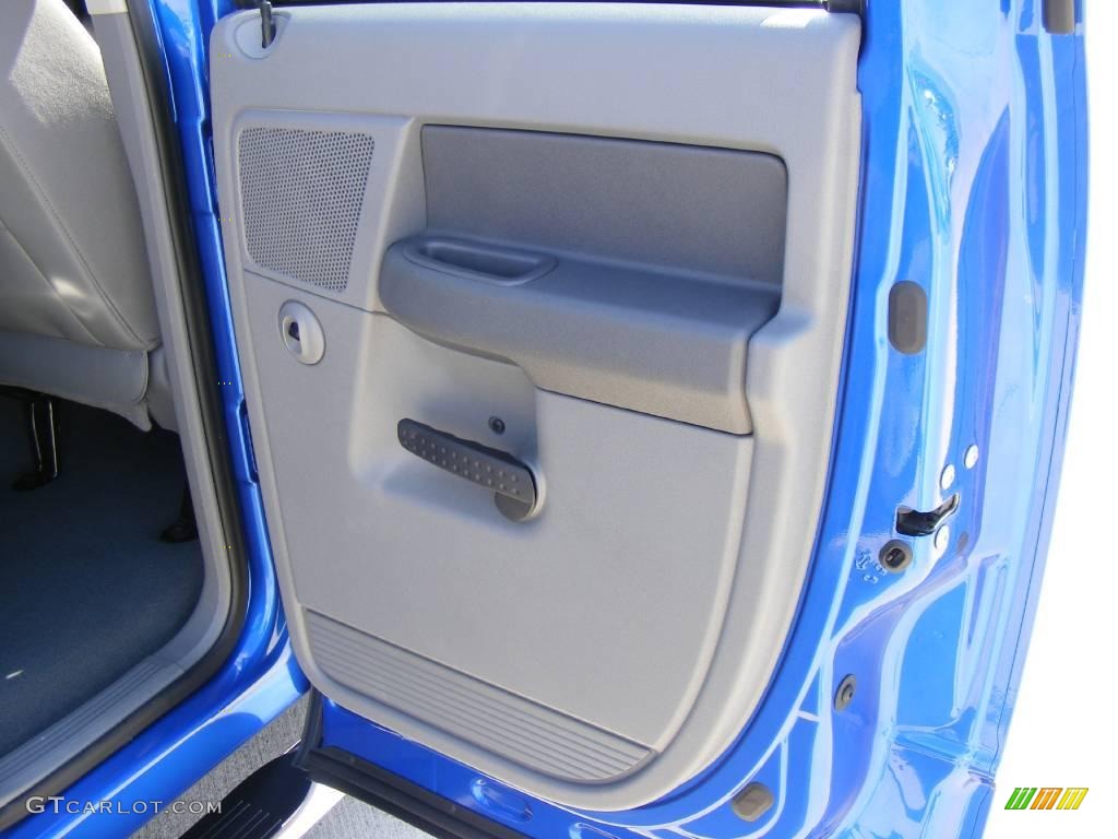 2008 Ram 1500 Lone Star Edition Quad Cab - Electric Blue Pearl / Medium Slate Gray photo #27