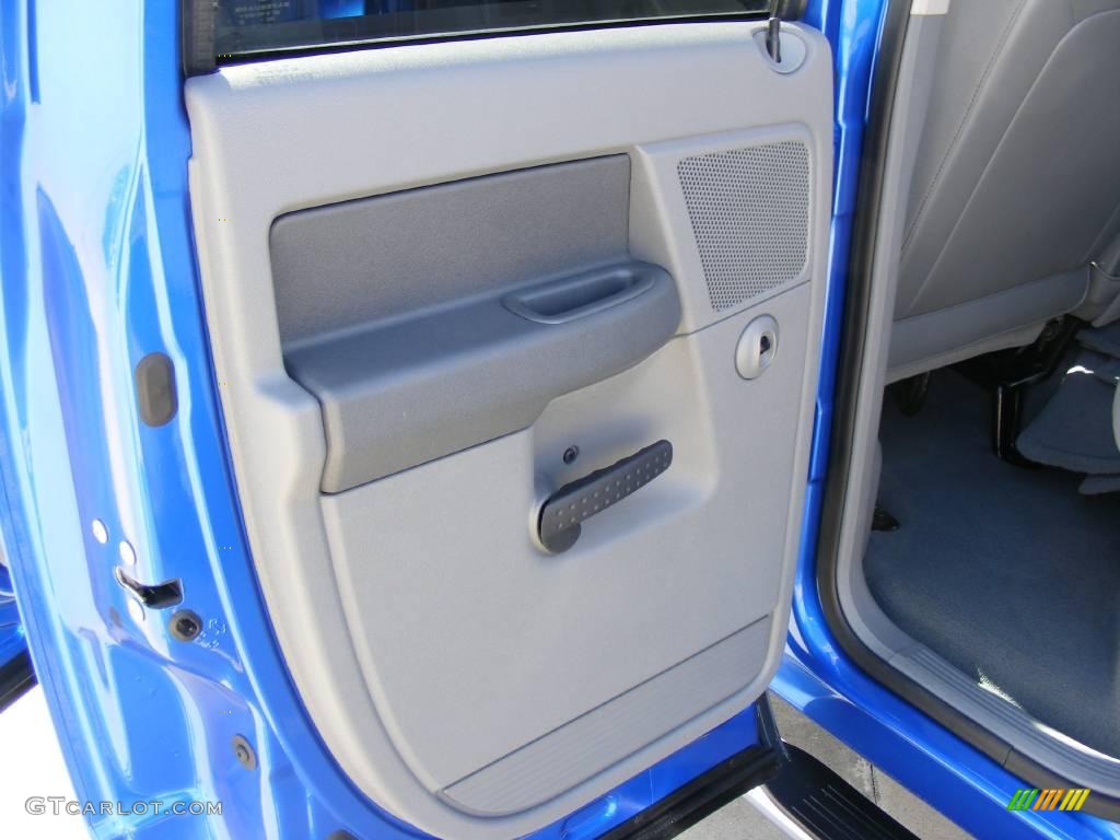 2008 Ram 1500 Lone Star Edition Quad Cab - Electric Blue Pearl / Medium Slate Gray photo #29