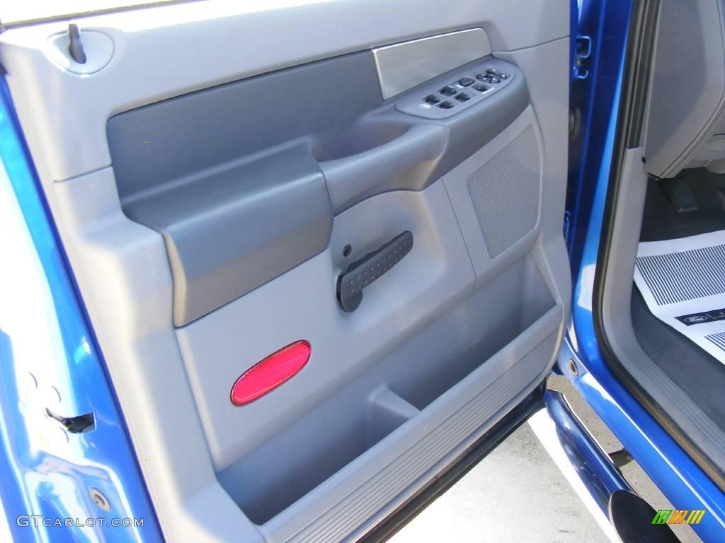 2008 Ram 1500 Lone Star Edition Quad Cab - Electric Blue Pearl / Medium Slate Gray photo #31