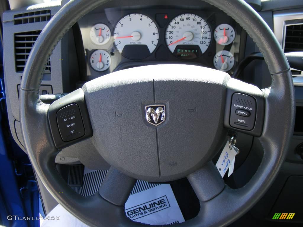 2008 Ram 1500 Lone Star Edition Quad Cab - Electric Blue Pearl / Medium Slate Gray photo #38