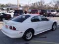 1997 Crystal White Ford Mustang V6 Coupe  photo #3