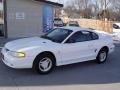 1997 Crystal White Ford Mustang V6 Coupe  photo #4