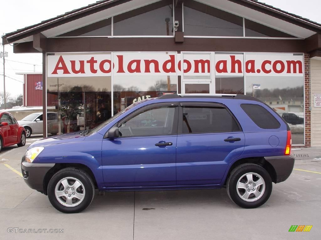 2006 Sportage LX - Smart Blue / Black photo #1