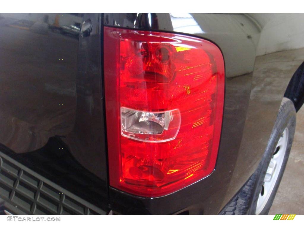 2008 Silverado 1500 Work Truck Regular Cab - Black / Dark Titanium photo #20