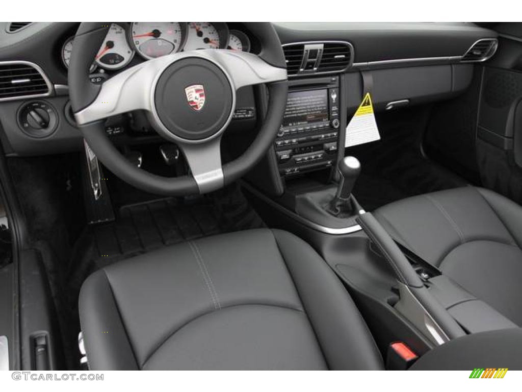 2010 911 Carrera 4S Cabriolet - Black / Black photo #9