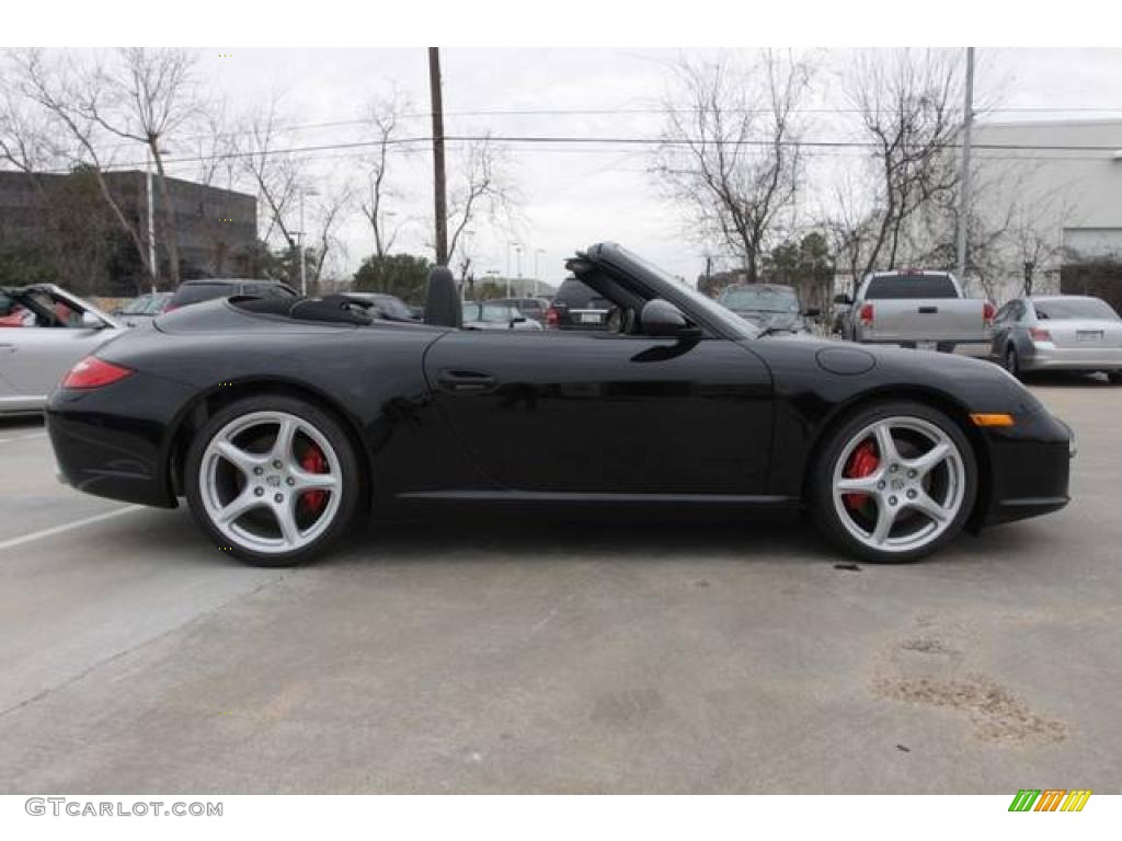 2010 911 Carrera S Cabriolet - Black / Black photo #5