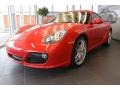 2010 Guards Red Porsche Cayman S  photo #1