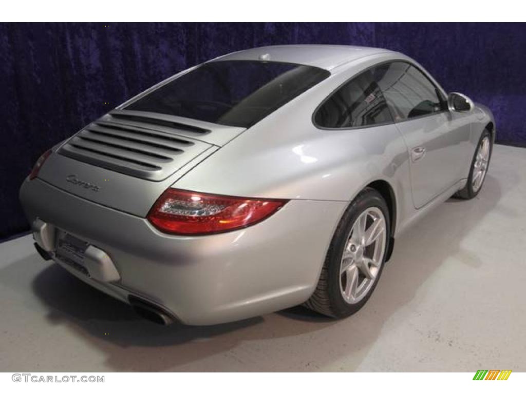 2009 911 Carrera Coupe - Arctic Silver Metallic / Black photo #38