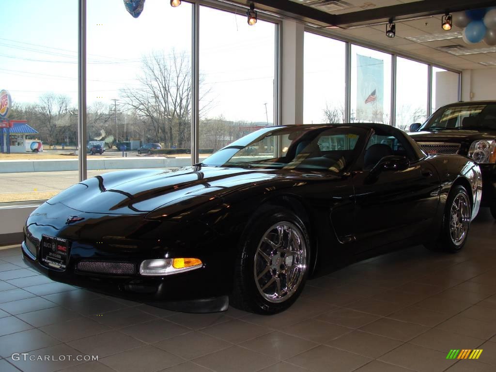 1998 Corvette Coupe - Black / Black photo #1