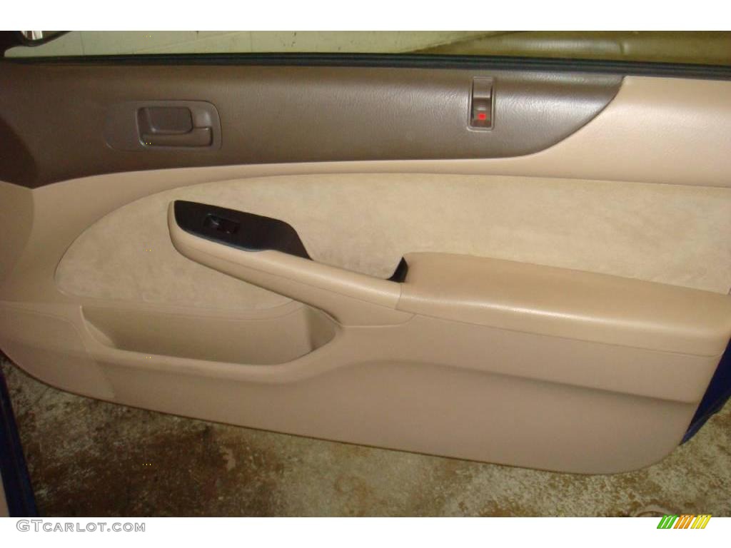 2005 Civic LX Coupe - Fiji Blue Pearl / Ivory photo #16