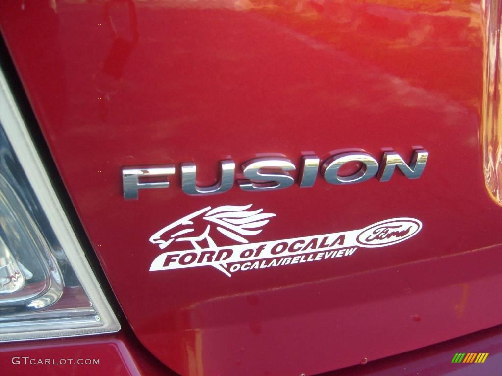 2008 Fusion SE - Redfire Metallic / Charcoal Black photo #10