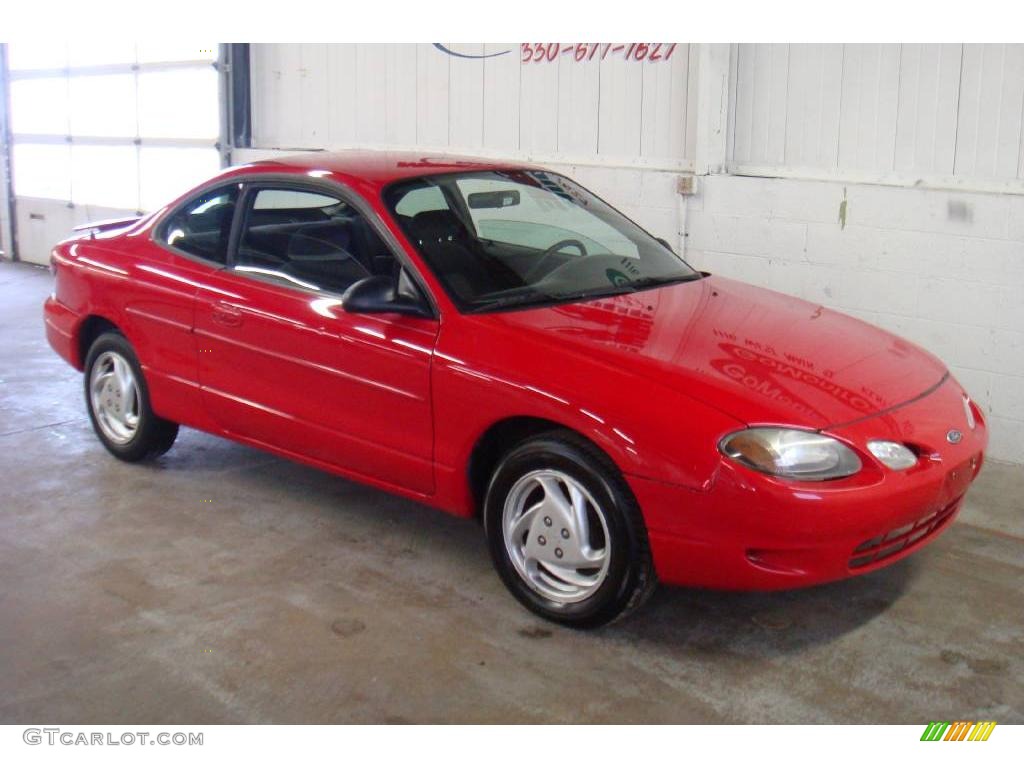 2001 Escort ZX2 Coupe - Bright Red / Dark Charcoal photo #3