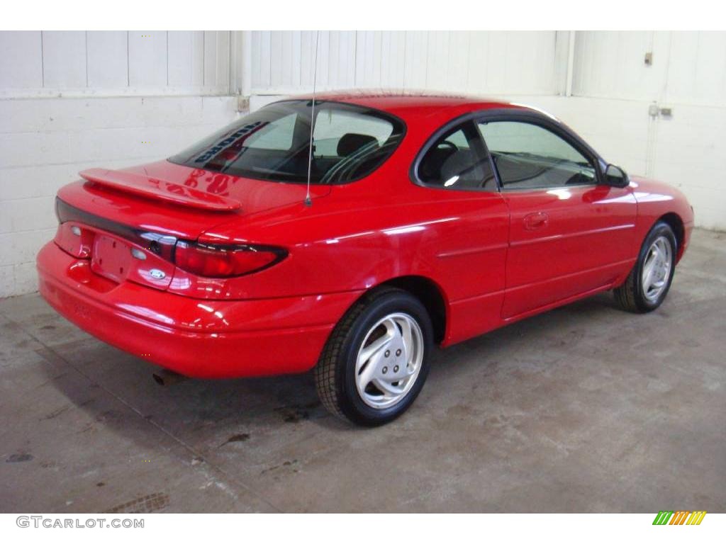 2001 Escort ZX2 Coupe - Bright Red / Dark Charcoal photo #5