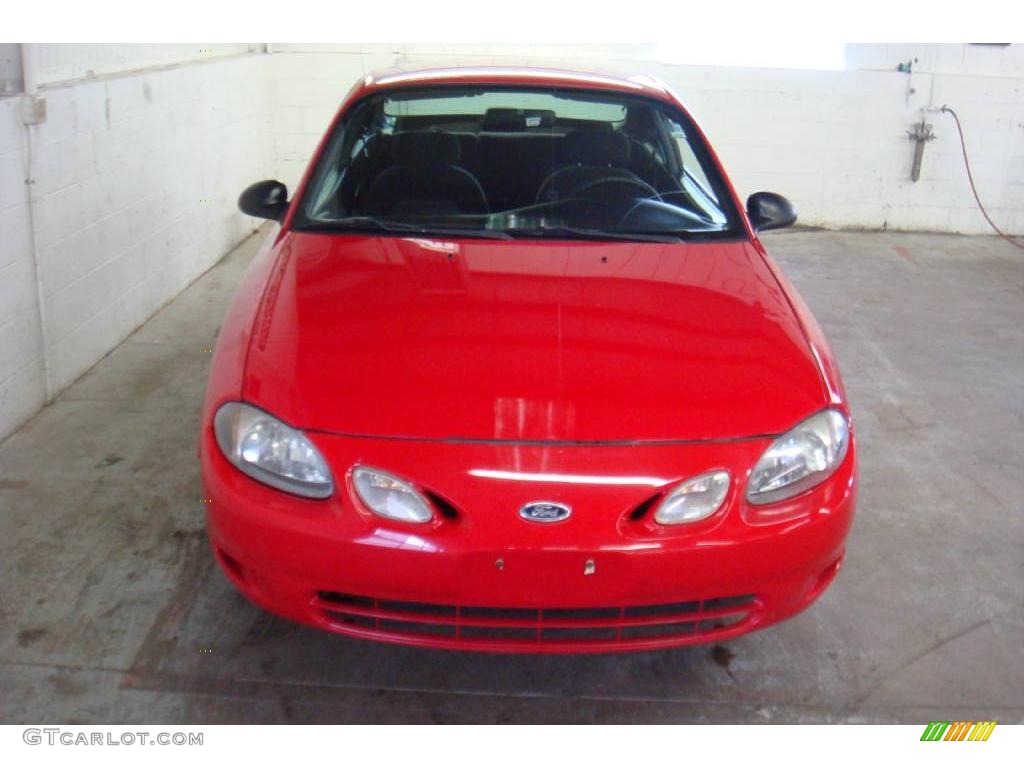 2001 Escort ZX2 Coupe - Bright Red / Dark Charcoal photo #7