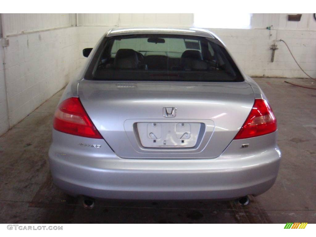 2003 Accord EX V6 Coupe - Satin Silver Metallic / Gray photo #8