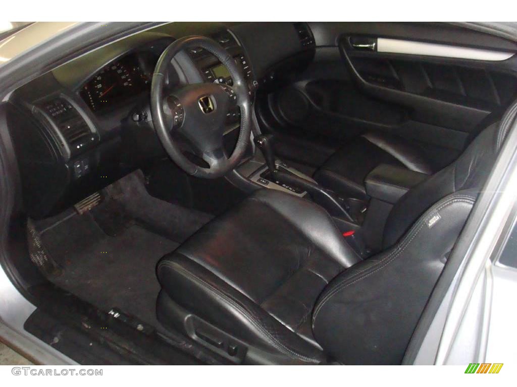 2003 Accord EX V6 Coupe - Satin Silver Metallic / Gray photo #13