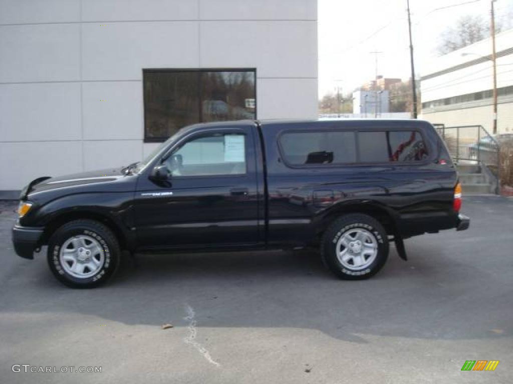 2004 Tacoma Regular Cab - Black Sand Pearl / Charcoal photo #1