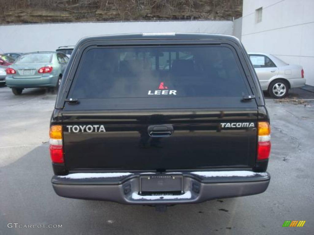 2004 Tacoma Regular Cab - Black Sand Pearl / Charcoal photo #3