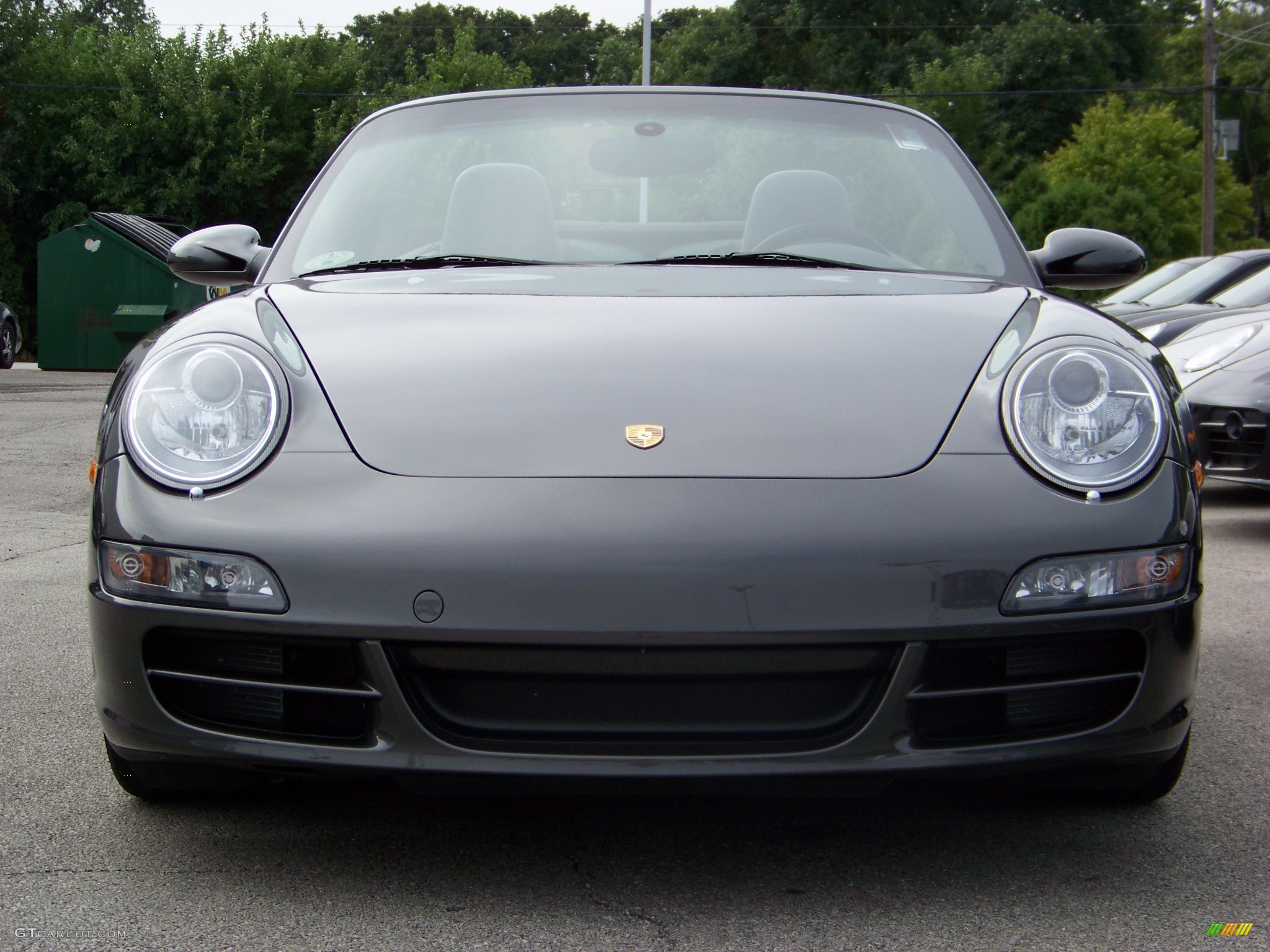 2008 911 Carrera S Cabriolet - Slate Grey Metallic / Black/Stone Grey photo #9