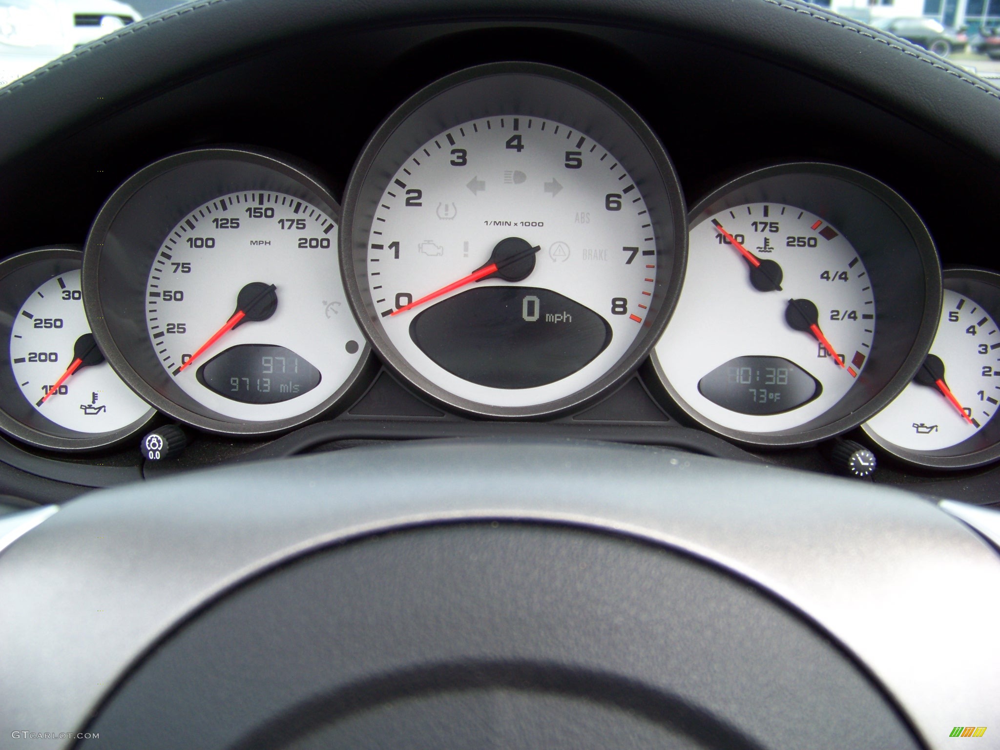 2008 911 Carrera S Cabriolet - Slate Grey Metallic / Black/Stone Grey photo #14