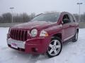 2007 Inferno Red Crystal Pearlcoat Jeep Compass Limited  photo #1