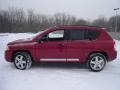 2007 Inferno Red Crystal Pearlcoat Jeep Compass Limited  photo #2