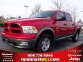 2010 Flame Red Dodge Ram 1500 TRX Crew Cab  photo #1