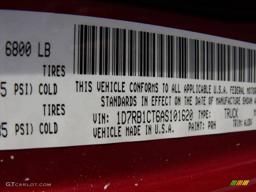 2010 Ram 1500 SLT Crew Cab - Inferno Red Crystal Pearl / Dark Slate/Medium Graystone photo #14