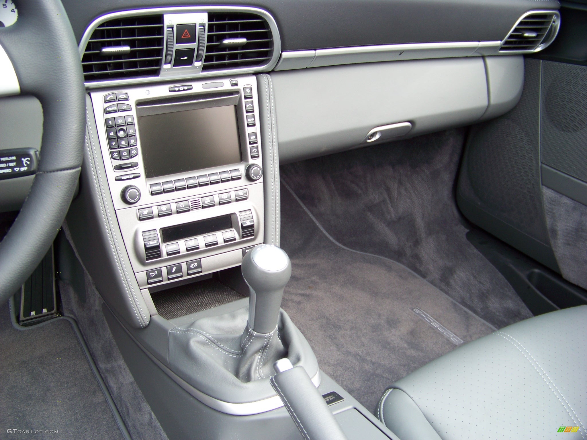 2008 911 Carrera S Cabriolet - Slate Grey Metallic / Black/Stone Grey photo #15
